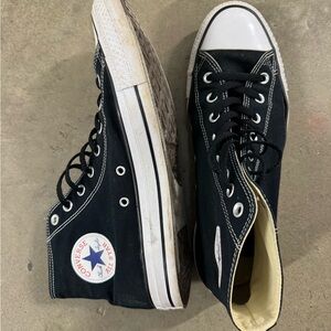 Converse Black and White High-Top Sneakers